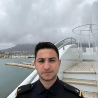 Deckhand Gabriel Andres De Freitas Carvalho