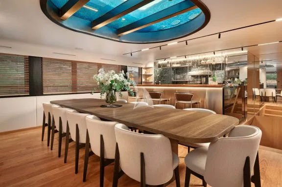 Dining room and a bar