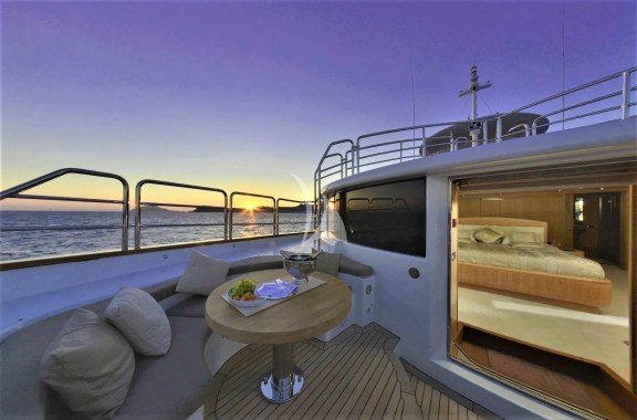 Private Terrace of Master cabin on Main Deck