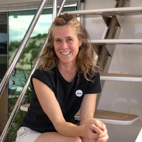 Crew of SILENT DREAM|Bianca Kugler — Stewardess