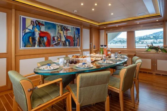 Main deck dining area