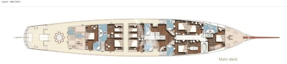 CASABLANCA main deck layout