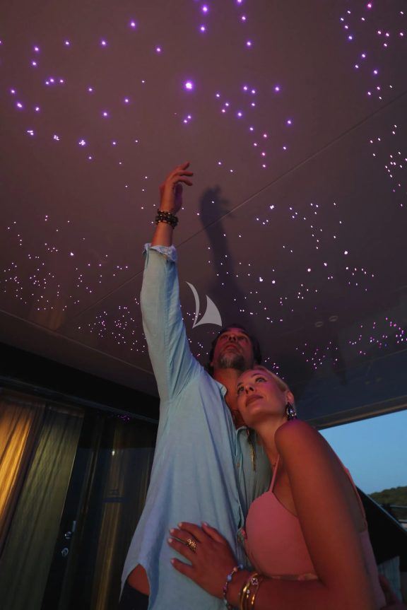 Night sky lights