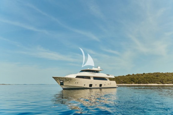 Navetta 26 Friend's Boat at anchor