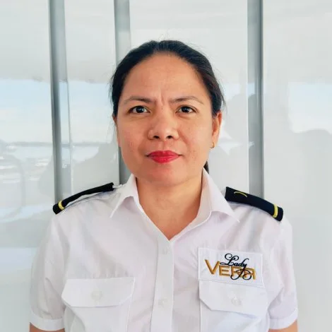 Crew of LADY VERA|Marife Joy Ramos — Stewardess