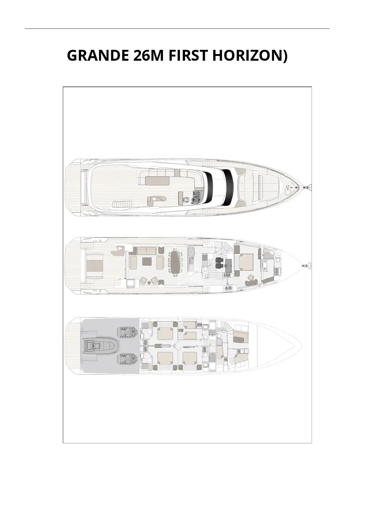 Layout of FIRST HORIZON