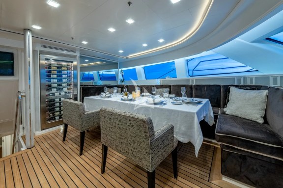 Main deck dining area
