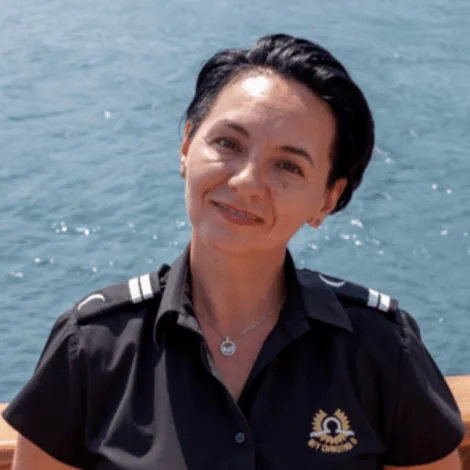 Crew of CHRISTINA O|Tatiana GRIGORE — Chief steward/ess