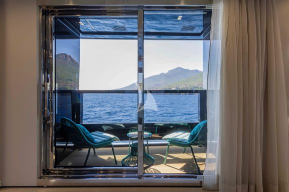 Master stateroom private balcony