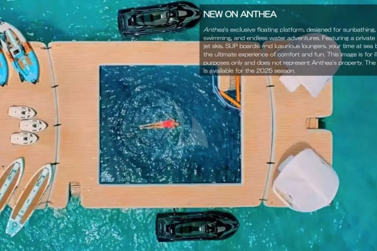 New large seapool onboard Anthea