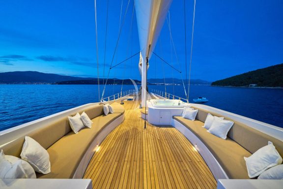 Sundeck at dusk