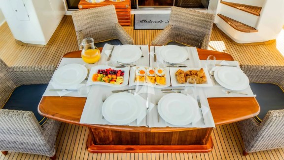 Table at the aft