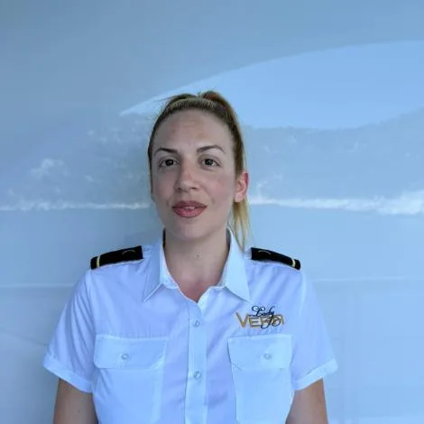 Crew of LADY VERA|Georgia Kapsioti — Stewardess