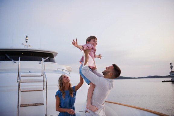Friend's Boat Family moments