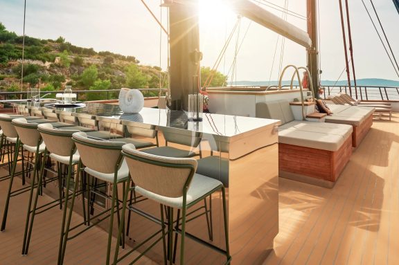 Bar on the sundeck
