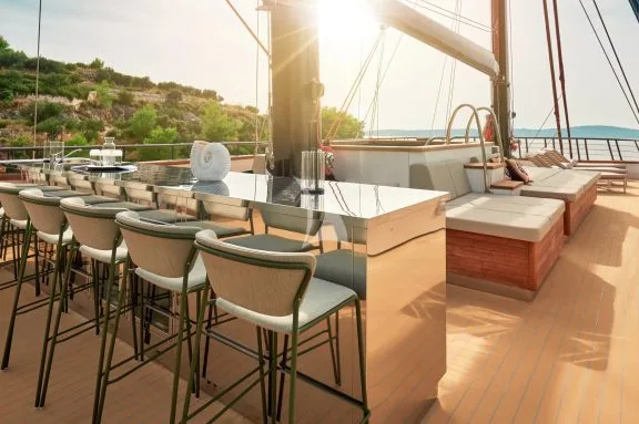 Bar on the sundeck