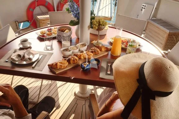 Lifestyle breakfast table
