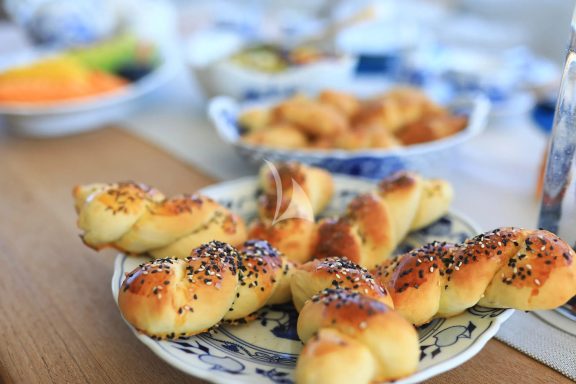 Fresh baked breadsticks