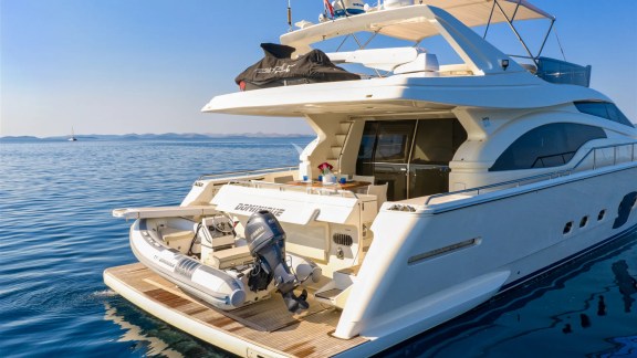 Stern with tender