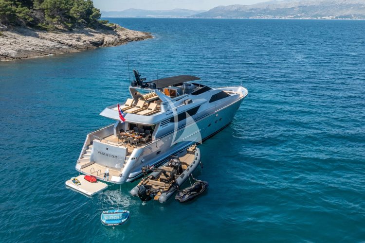 PHANTOM at anchor in style