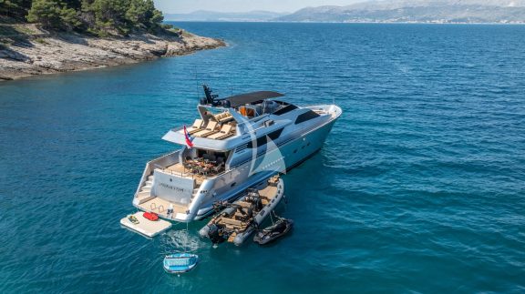 PHANTOM at anchor in style