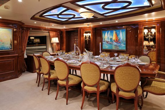 Main deck dining area