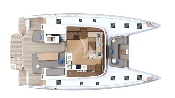 Upper deck layout photo