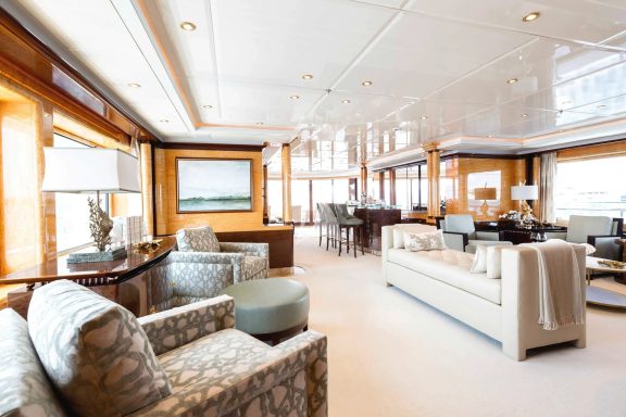 Main Salon looking aft