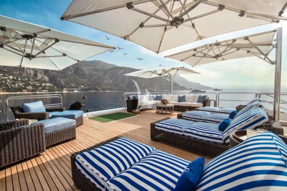 Sun Deck Aft with Shade