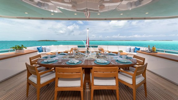 REVERIE Bridge Deck Dining Aft
