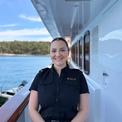 Crew of MAIA|Klara Klaric — STEWARDESS / MASSEUSE