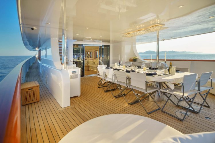 Aft deck