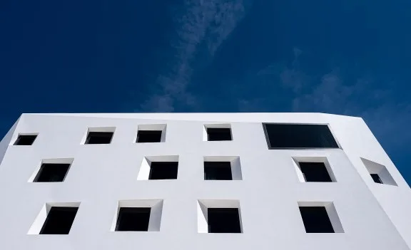Facade of the Briig boutique hotel in Split, Croatia
