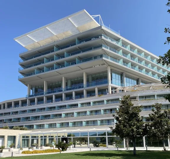 Dubrovnik Sun Gardens resort building in Orasac