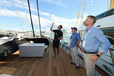 Klara Jakobsen's photo from the onboard visit