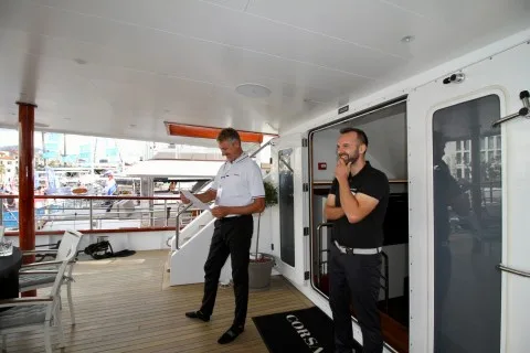 Klara Jakobsen's photo from the onboard visit