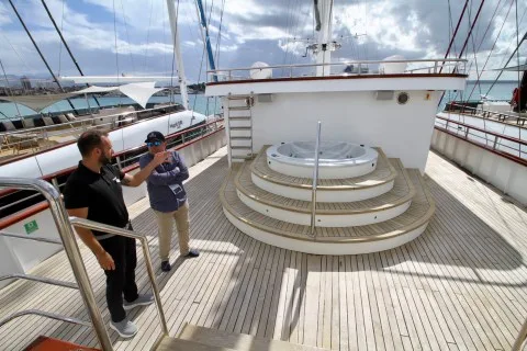 Klara Jakobsen's photo from the onboard visit