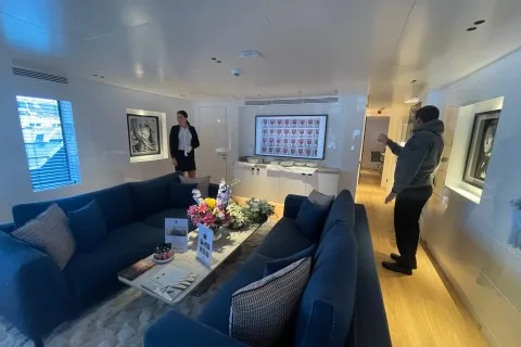 Klara Jakobsen's photo from the onboard visit