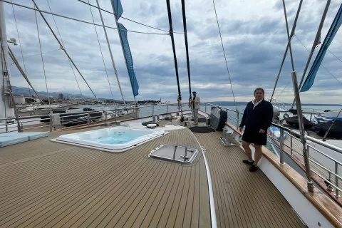 Klara Jakobsen's photo from the onboard visit