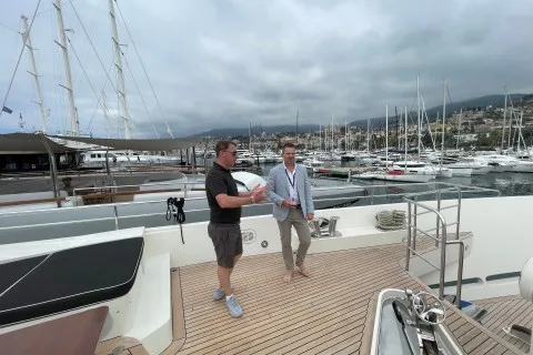 Klara Jakobsen's photo from the onboard visit