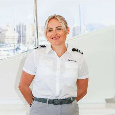 Chief Stewardess Laura Harman