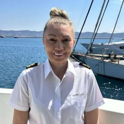 Chief Stewardess Viktoriia Kapitanchuk