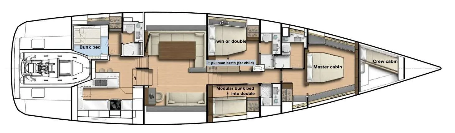Layout of AENEA (CNB 76)