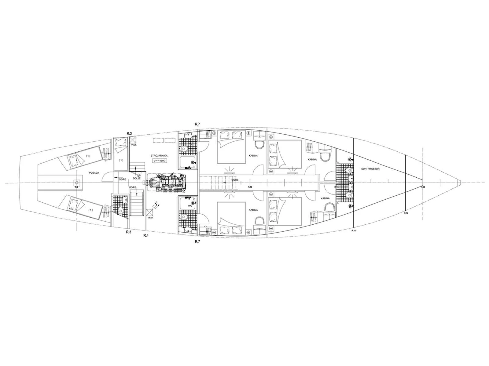 Layout of Alessandro I