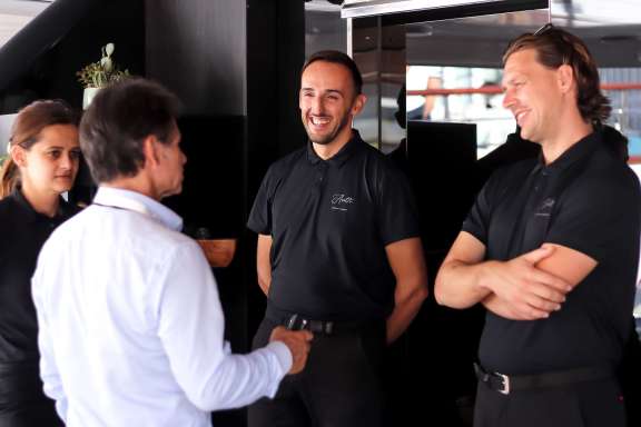 Captain Spiro with his crew