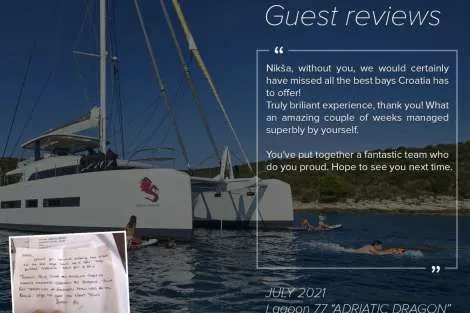 Review img # 1 of the yacht ADRIATIC DRAGON (Lagoon 77)