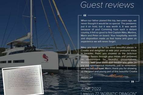 Review img # 11 of the yacht ADRIATIC DRAGON (Lagoon 77)