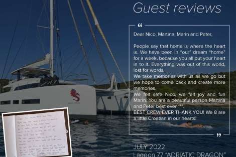 Review img # 12 of the yacht ADRIATIC DRAGON (Lagoon 77)