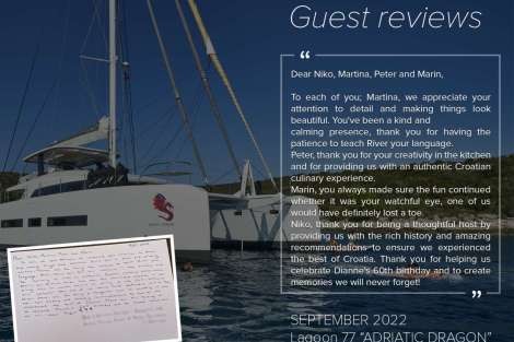 Review img # 15 of the yacht ADRIATIC DRAGON (Lagoon 77)