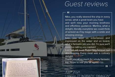 Review img # 2 of the yacht ADRIATIC DRAGON (Lagoon 77)